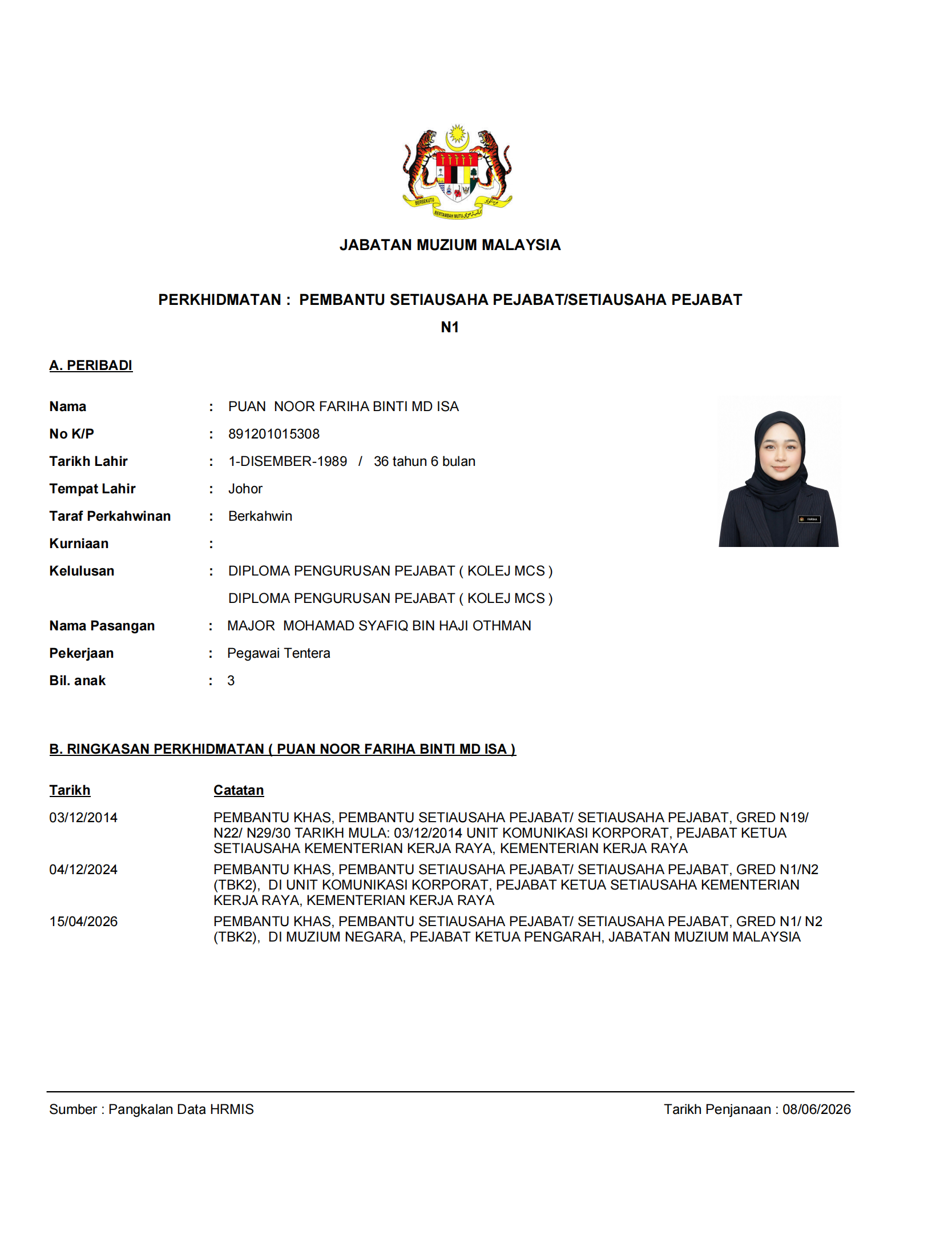 NOOR FARIHA BINTI MD ISA