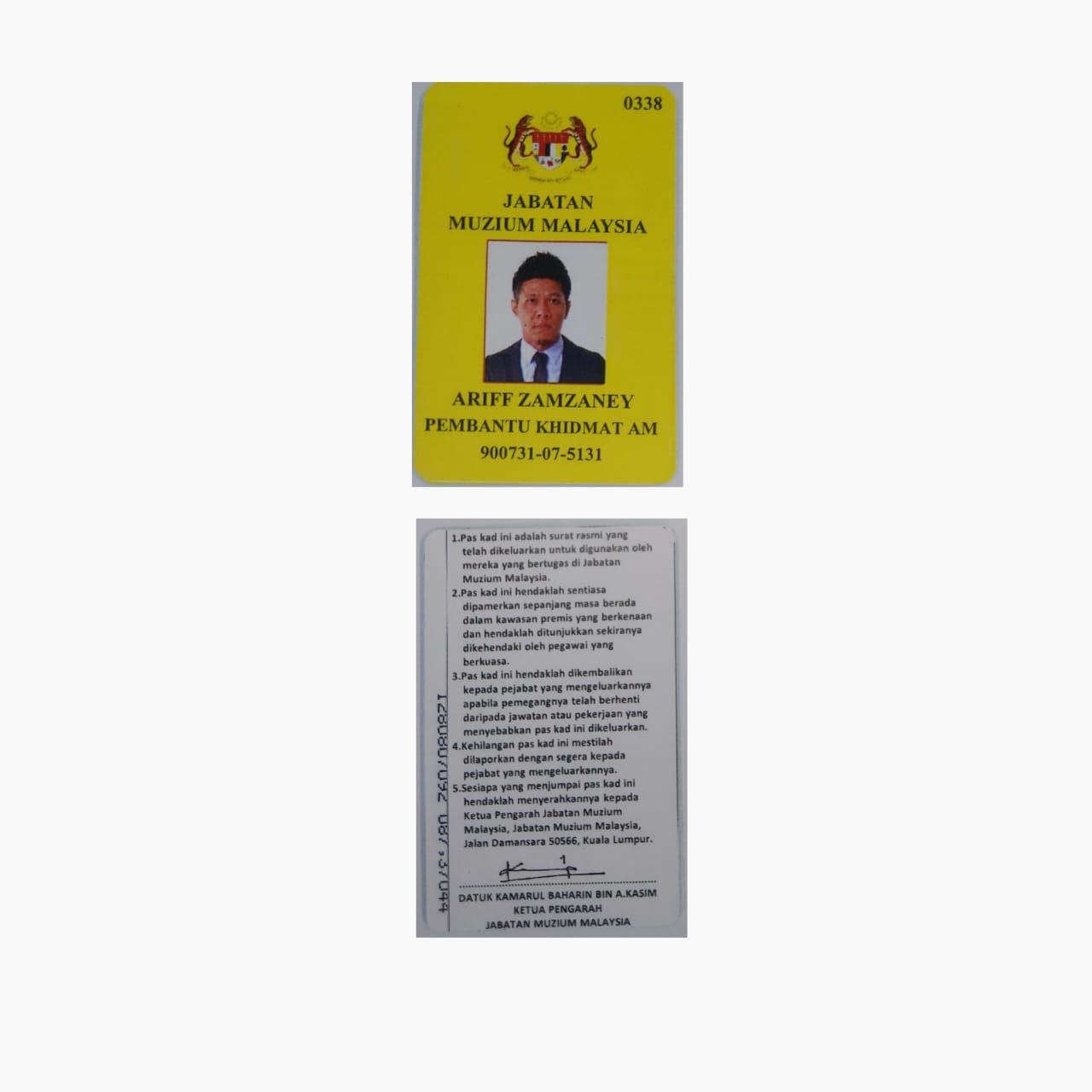 ARIF ZAMZANEY BIN ZAKARIA
