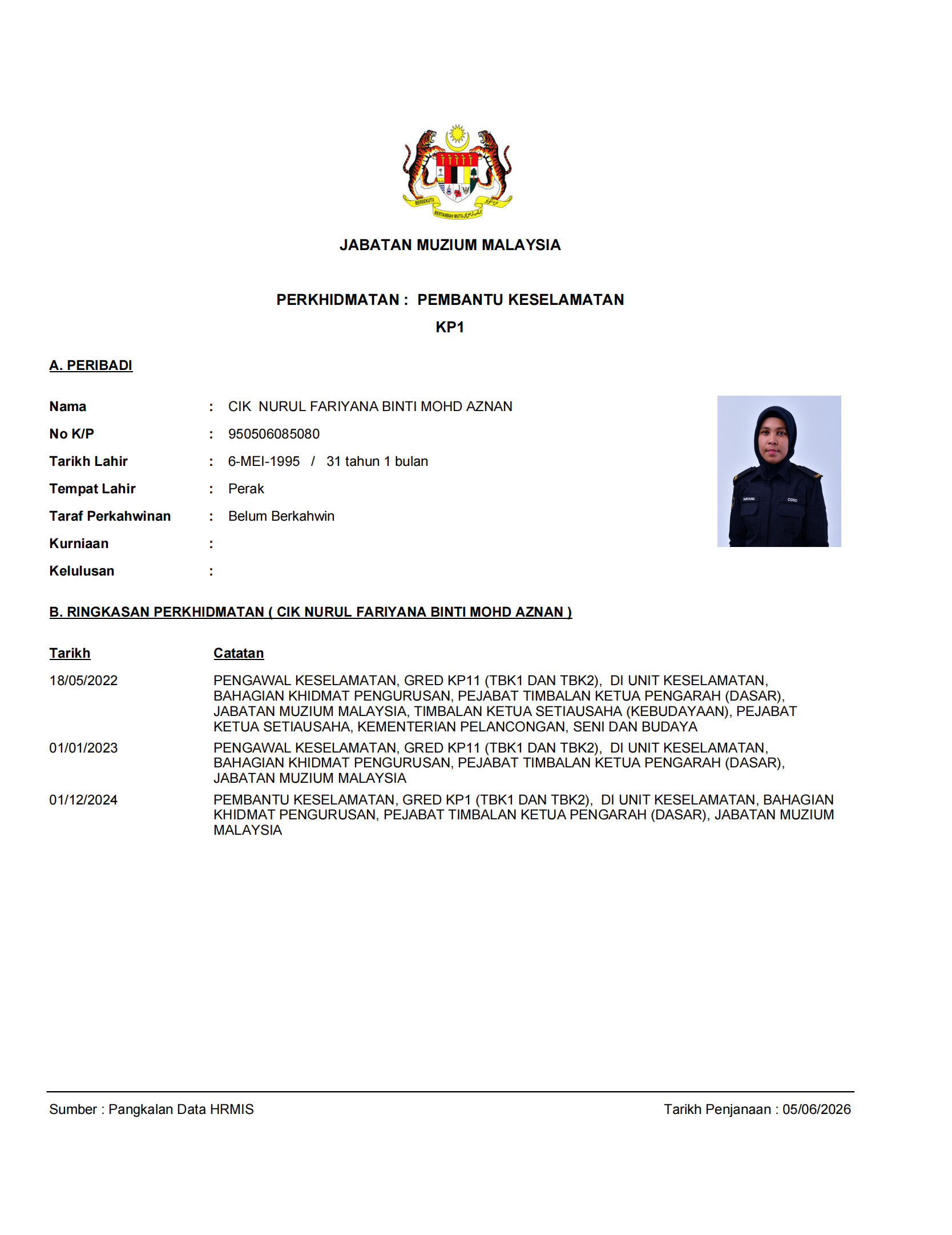 NURUL FARIYANA BINTI MOHD AZNAN